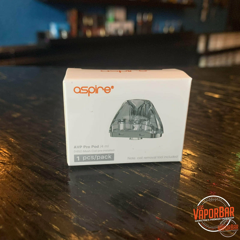 Aspire AVP Pro Replacement Pod (includes one coil) (1 Pack) - CRC Version Aspire Coils