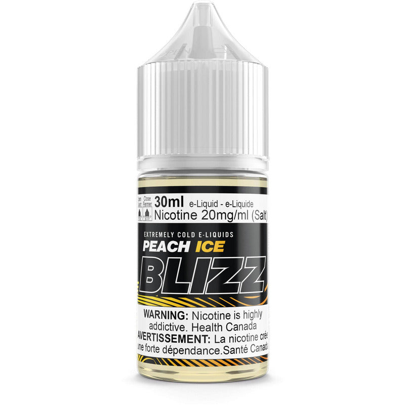 BLIZZ - PEACH ICE (Salts) (Excised) BLIZZ Ejuice Excise