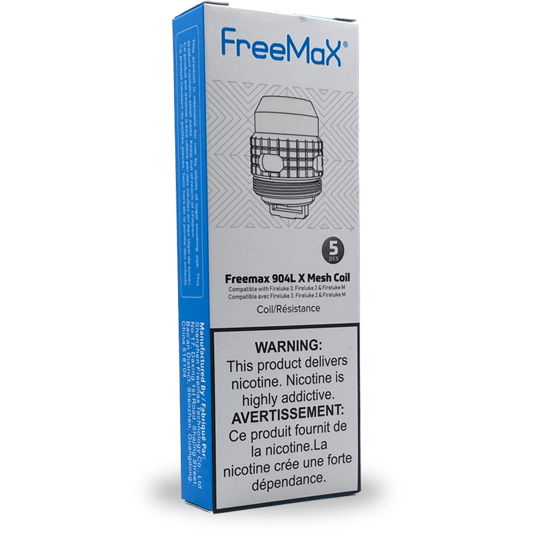 Freemax 904L X Coils (Fits Fireluke 3) 5/PK Freemax Coils