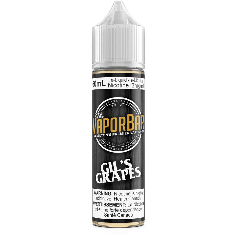 Gil’s Grapes (Excised) Vapor Bar House Line Ejuice Excise
