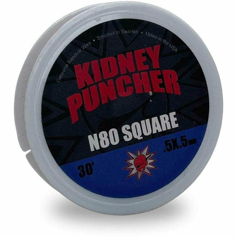 Kidney Puncher Square N80 Rebuilding Wire - 30ft Kidney Puncher Rebuildable Supplies 30ft - (.5mm x .5mm)