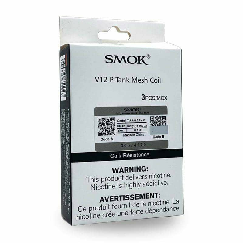 Smok V12 Prince replacement coils (3 Pack) Smok Coils Mesh Coil 0.15ohm rated for 40-80W 3/Pk