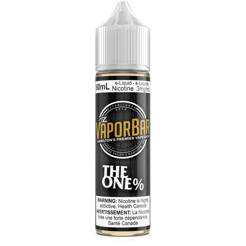 The One Percent (Excised) Vapor Bar House Line Ejuice Excise