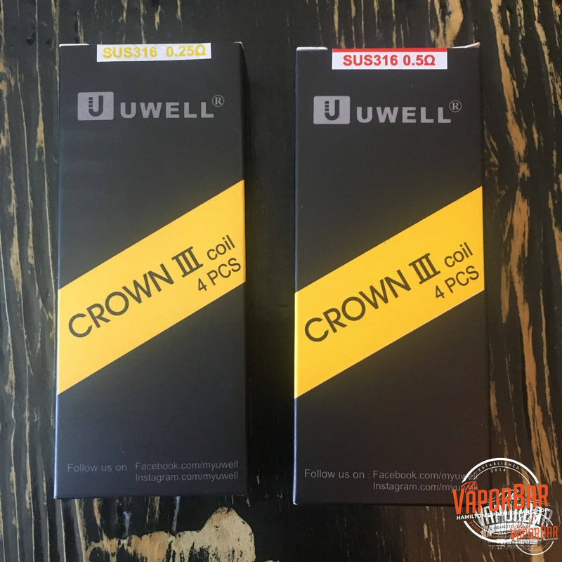 Uwell Crown 3 Replacement Coils (4 pack) Uwell Coils